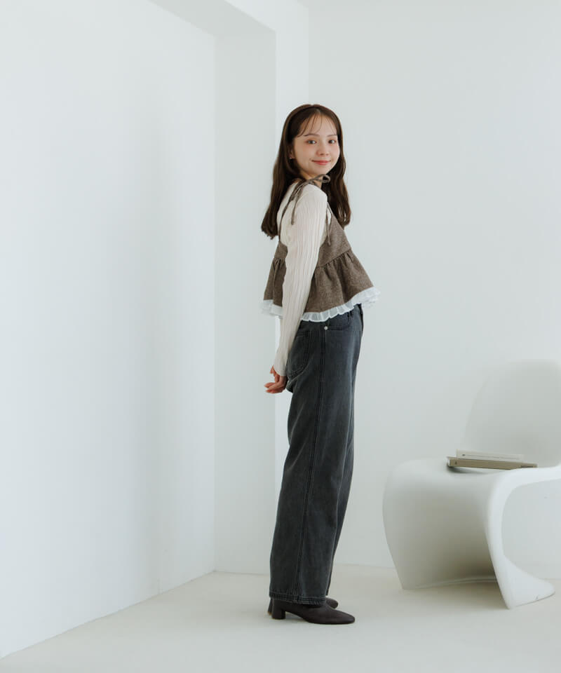 calm check bustier～ｶｰﾑﾁｪｯｸﾋﾞｽﾁｪ | flower／フラワー公式通販