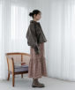 【ブラウン】model:H160 着用サイズ:FREE 【ブラウン】model:H160 着用サイズ:FREE