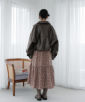 【ブラウン】model:H160 着用サイズ:FREE 【ブラウン】model:H160 着用サイズ:FREE