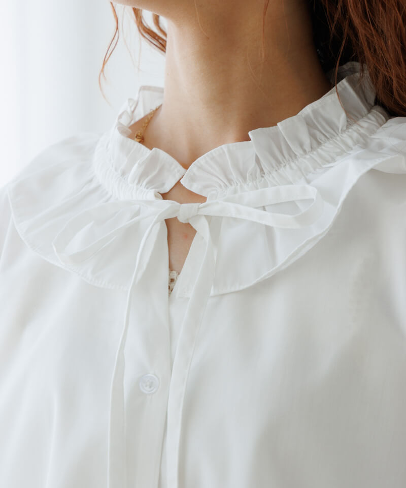 classic frill blouse～ｸﾗｼｯｸﾌﾘﾙﾌﾞﾗｳｽ | flower／フラワー公式通販