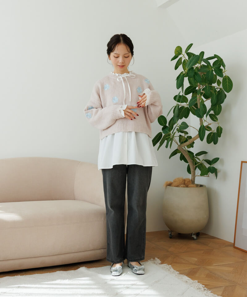 美品 クラステラー ROUND FRILL BLOUSE フリルブラウス 【F】 round frill blouse – ClaSTEllaR