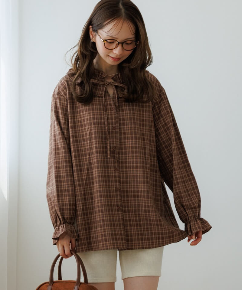 classic frill blouse～ｸﾗｼｯｸﾌﾘﾙﾌﾞﾗｳｽ | flower／フラワー公式通販