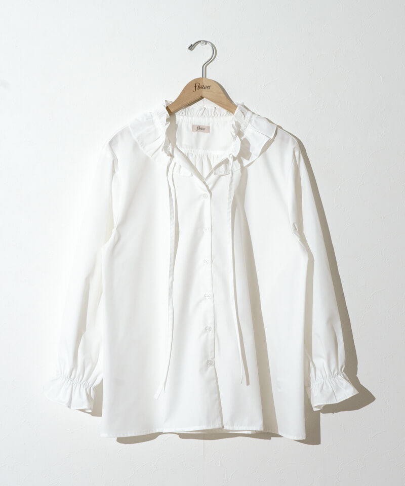 classic frill blouse～ｸﾗｼｯｸﾌﾘﾙﾌﾞﾗｳｽ | flower／フラワー公式通販