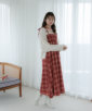 【レッド】model:H164 着用サイズ:FREE 【レッド】model:H164 着用サイズ:FREE