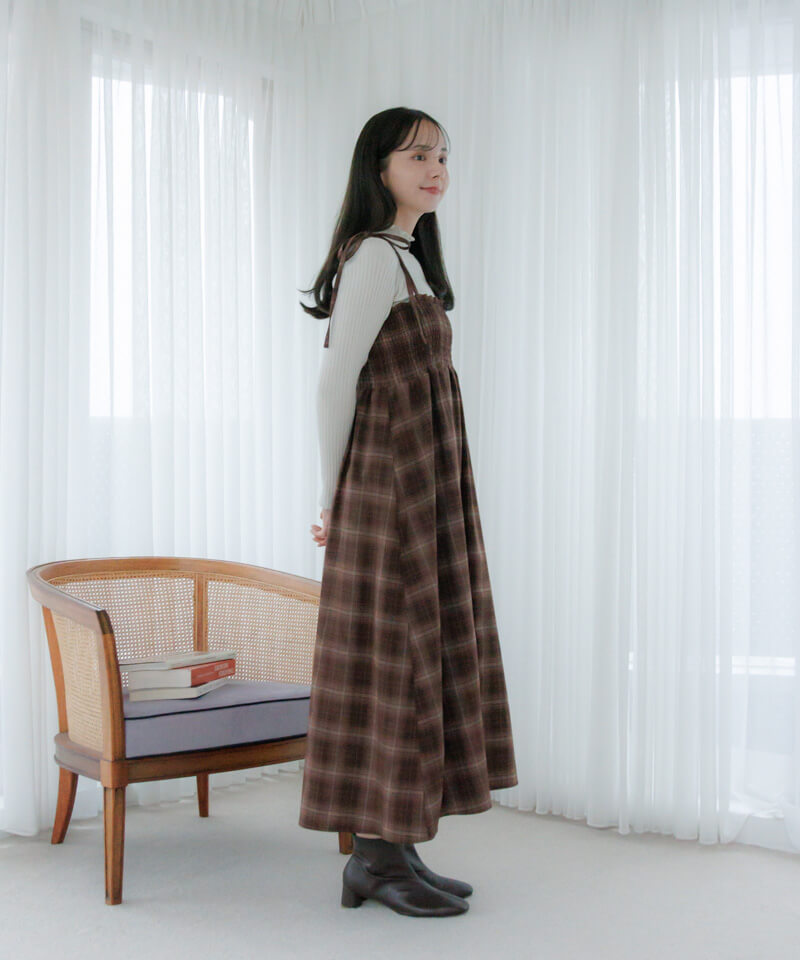 10%OFF】chic check onepiece～ｼｯｸﾁｪｯｸﾜﾝﾋﾟｰｽ | flower／フラワー公式通販