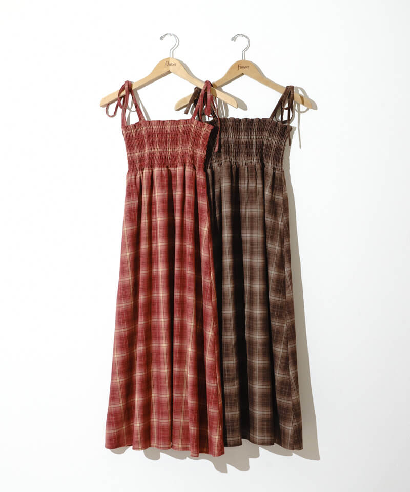 chic check onepiece～ｼｯｸﾁｪｯｸﾜﾝﾋﾟｰｽ | flower／フラワー公式通販