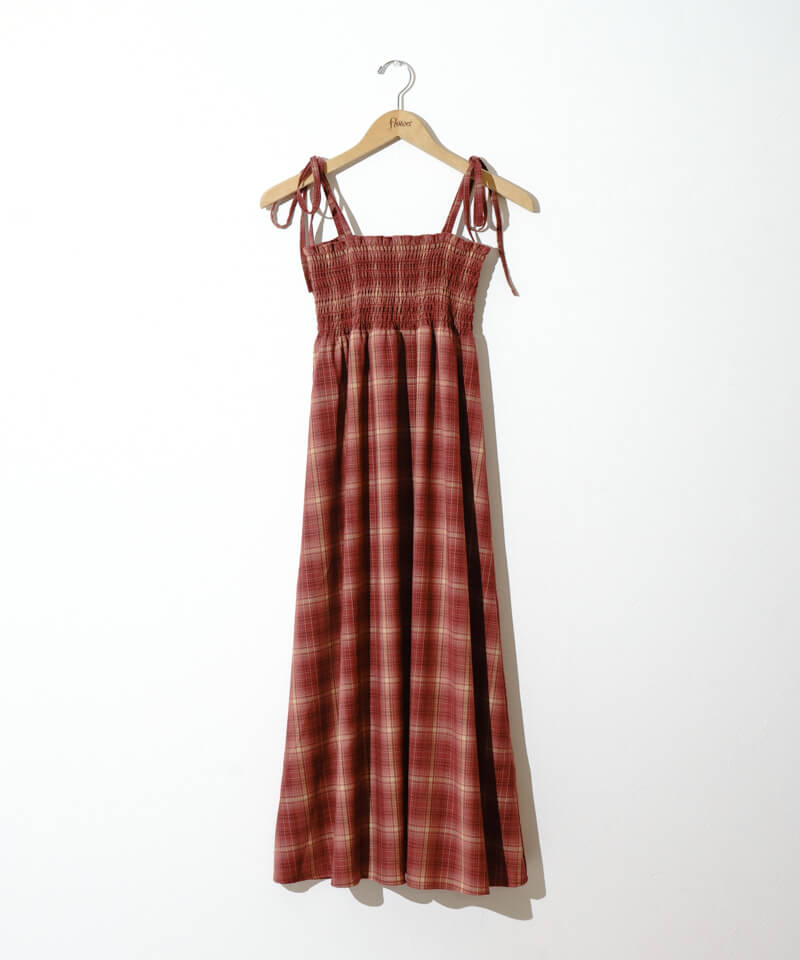 10%OFF】chic check onepiece～ｼｯｸﾁｪｯｸﾜﾝﾋﾟｰｽ | flower／フラワー公式通販