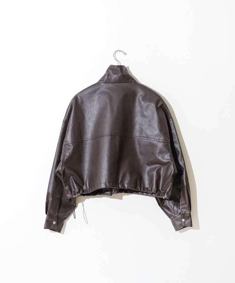 a 美品 NOBLE 2WAYダブルカラーショートブルゾン a 美品 NOBLE 2WAYダブルカラーショートブルゾン 2WAYダブルカラー