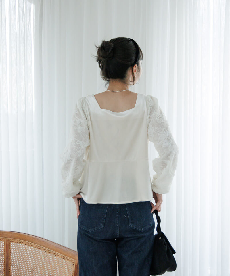 50%OFF】blossom velour top～ﾌﾞﾛｯｻﾑﾍﾞﾛｱﾄｯﾌﾟ | flower／フラワー公式通販