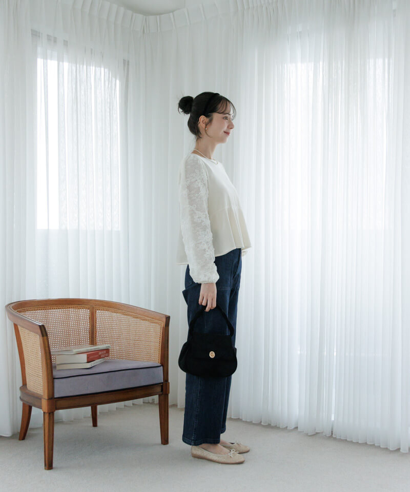 50%OFF】blossom velour top～ﾌﾞﾛｯｻﾑﾍﾞﾛｱﾄｯﾌﾟ | flower／フラワー公式通販