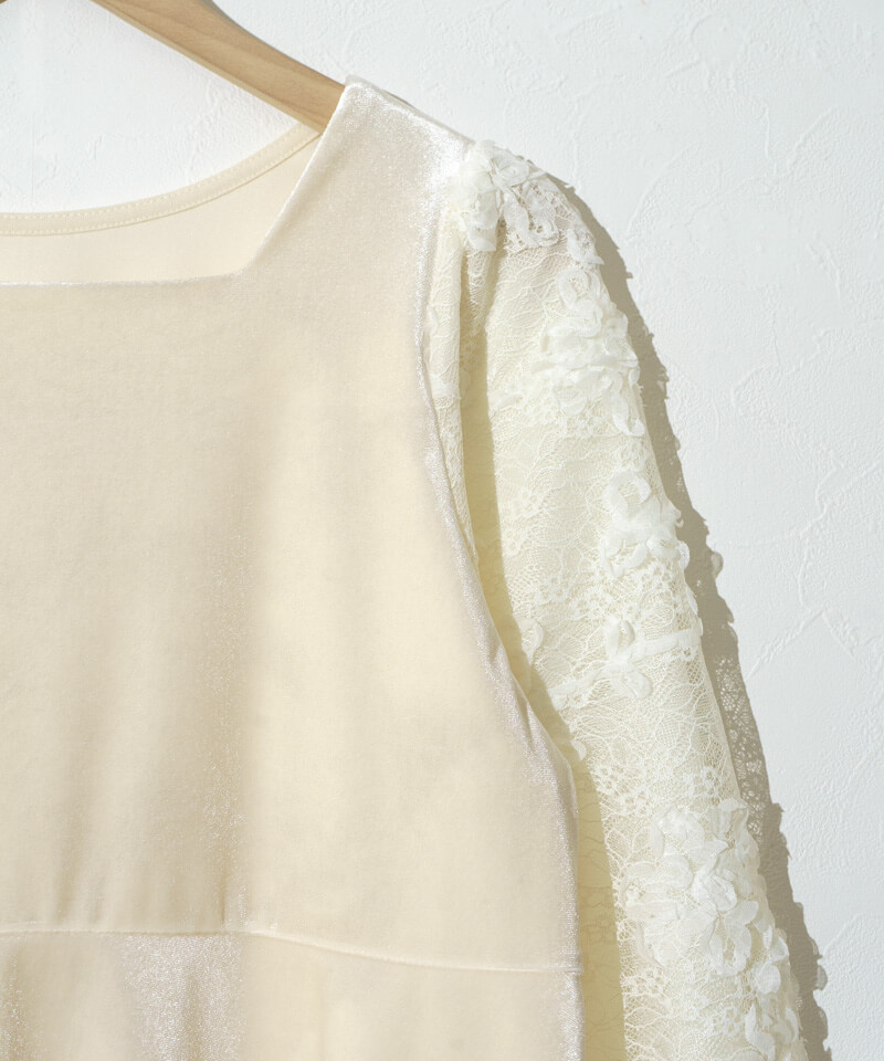 50%OFF】blossom velour top～ﾌﾞﾛｯｻﾑﾍﾞﾛｱﾄｯﾌﾟ | flower／フラワー公式通販