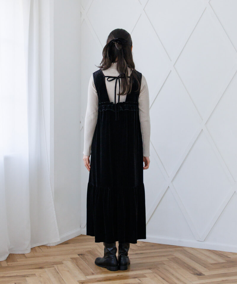 20%OFF】charming velour onepiece～ﾁｬｰﾐﾝｸﾞﾍﾞﾛｱﾜﾝﾋﾟｰｽ | flower