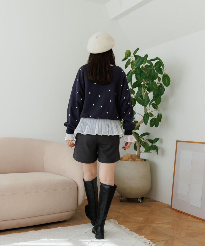 Flowerです twinkle flower sweat～ﾄｩｲﾝｸﾙﾌﾗﾜｰｽｳｪｯﾄ | flower／フラワー公式通販