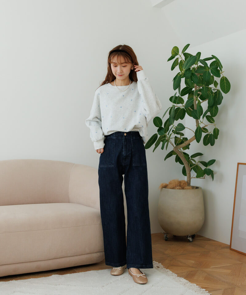 twinkle flower sweat～ﾄｩｲﾝｸﾙﾌﾗﾜｰｽｳｪｯﾄ | flower／フラワー公式通販