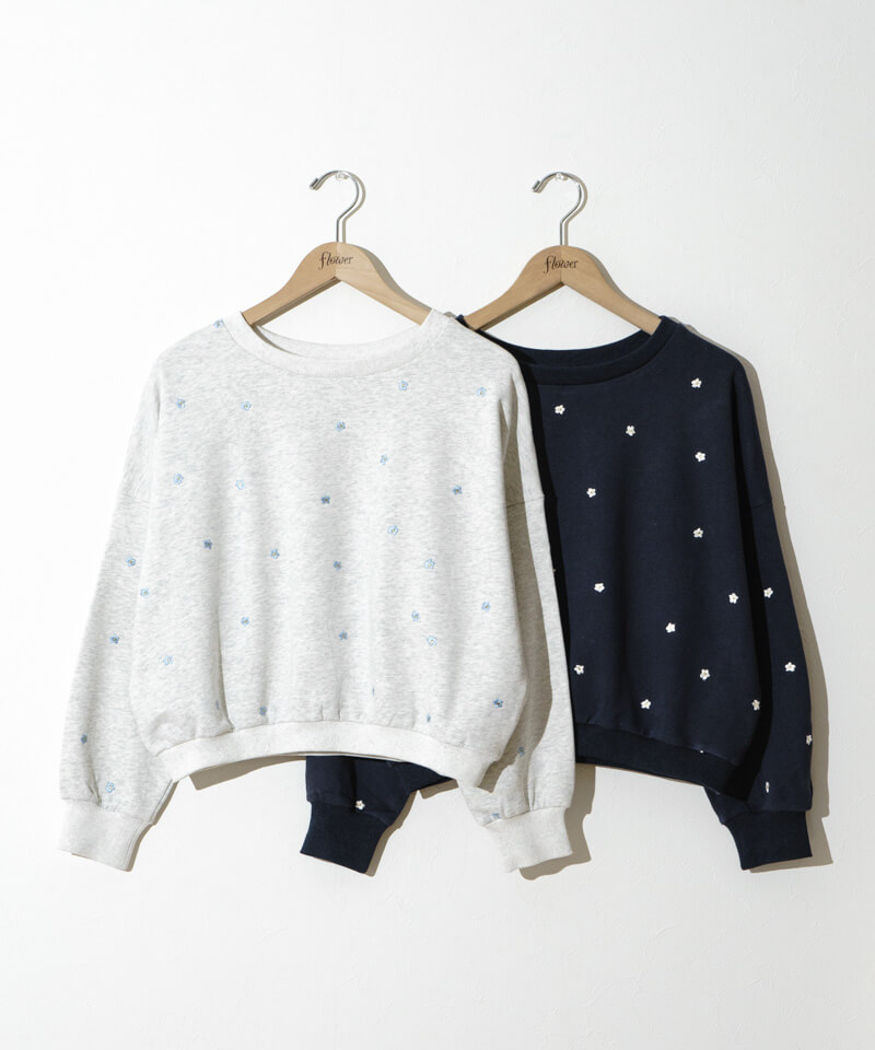 twinkle flower sweat～ﾄｩｲﾝｸﾙﾌﾗﾜｰｽｳｪｯﾄ | flower／フラワー公式通販