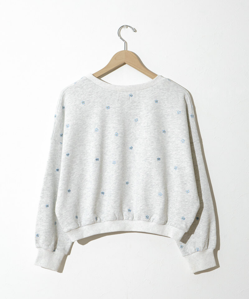10%OFF】twinkle flower sweat～ﾄｩｲﾝｸﾙﾌﾗﾜｰｽｳｪｯﾄ | flower／フラワー