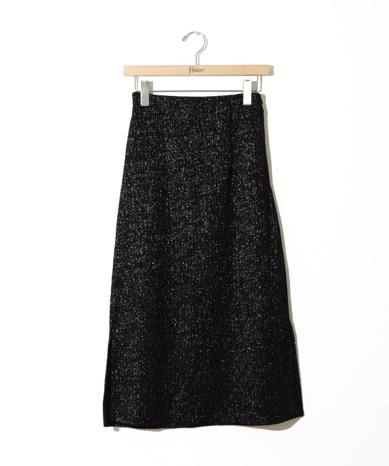 glitter knit skirt2～ｸﾞﾘｯﾀｰﾆｯﾄｽｶｰﾄ2 | flower／フラワー公式通販