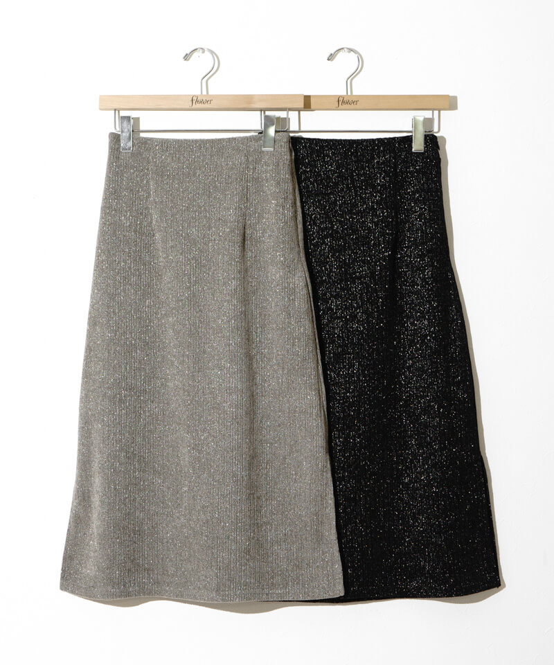 glitter knit skirt2～ｸﾞﾘｯﾀｰﾆｯﾄｽｶｰﾄ2 | flower／フラワー公式通販