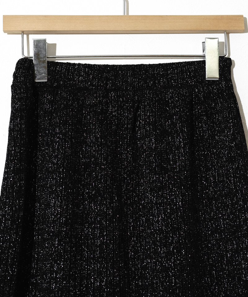 アルページュストーリー　ラメスカート　グリッターニットスカート　ロング SLY | 【2BUY10％OFF】GLITTER KNIT ロングスカート (スカート(ロング