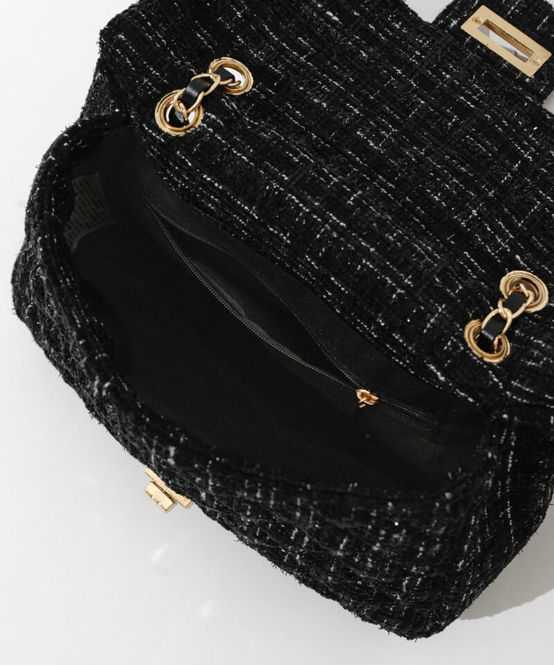 tweed chain bag～ﾂｲｰﾄﾞﾁｪｰﾝﾊﾞｯｸﾞ | flower／フラワー公式通販