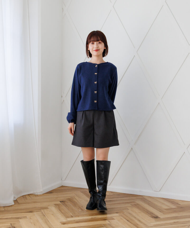 10%OFF】ribbon button cardigan～ﾘﾎﾞﾝﾎﾞﾀﾝｶｰﾃﾞｨｶﾞﾝ | flower