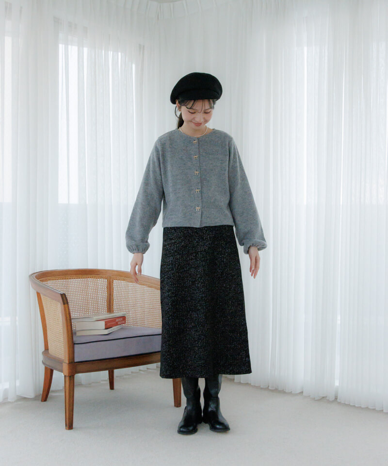 10%OFF】ribbon button cardigan～ﾘﾎﾞﾝﾎﾞﾀﾝｶｰﾃﾞｨｶﾞﾝ | flower