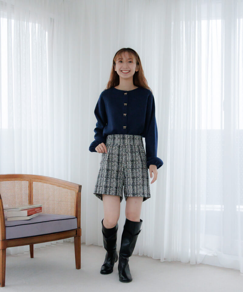 40%OFF】tweed short pants～ﾂｲｰﾄﾞｼｮｰﾄﾊﾟﾝﾂ | flower／フラワー公式通販
