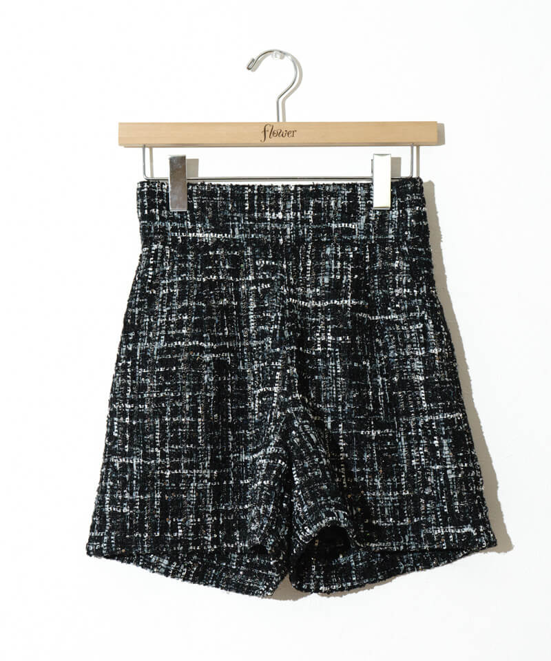 tweed short pants～ﾂｲｰﾄﾞｼｮｰﾄﾊﾟﾝﾂ | flower／フラワー公式通販