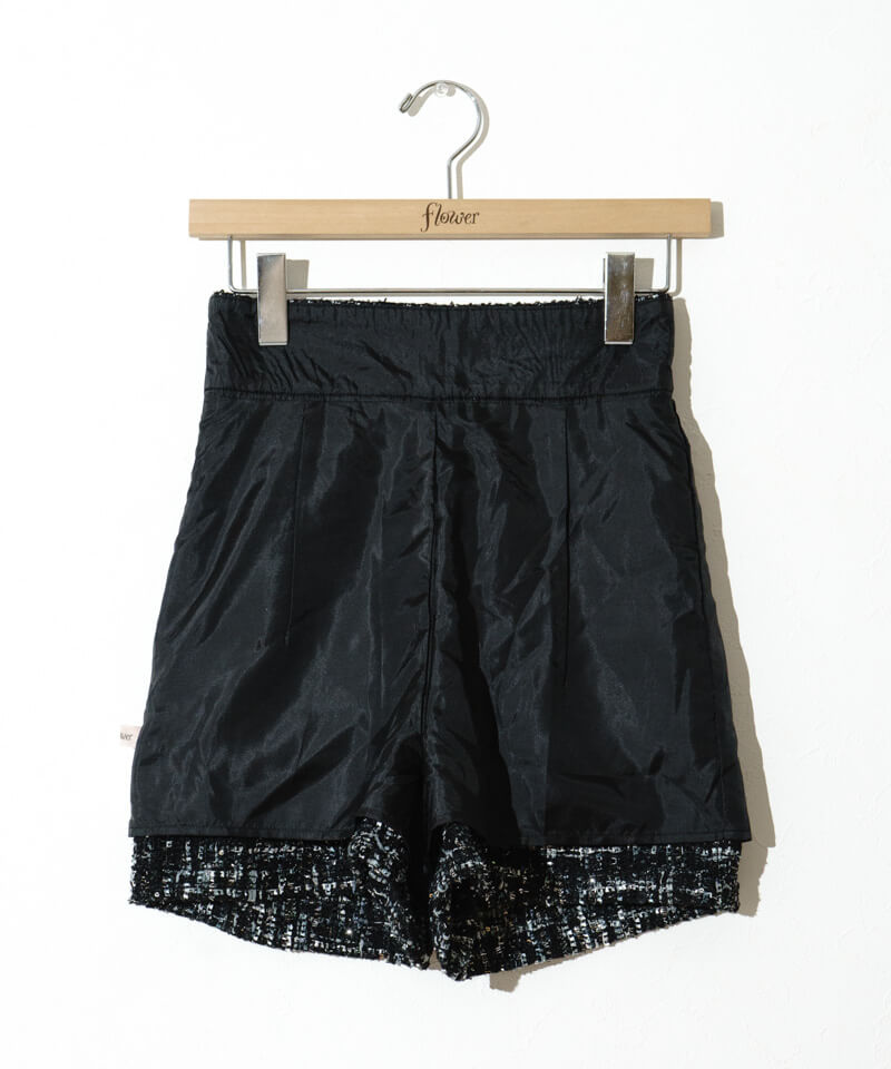 40%OFF】tweed short pants～ﾂｲｰﾄﾞｼｮｰﾄﾊﾟﾝﾂ | flower／フラワー公式通販