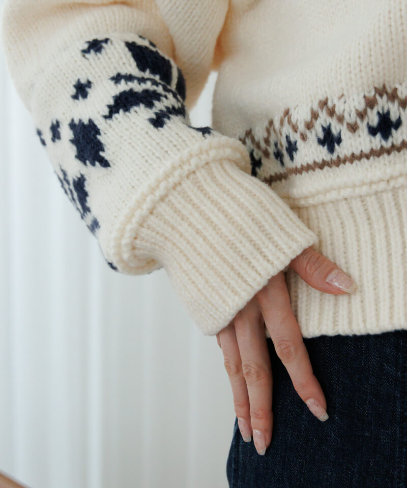 最終値下げ！muse フラワー フレアロングカーディガン 20%OFF】snowflake cardigan～ｽﾉｰﾌﾚｰｸｶｰﾃﾞｨｶﾞﾝ | flower／フラワー公式通販