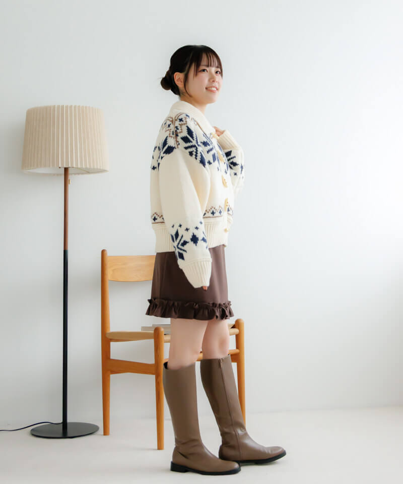 20%OFF】snowflake cardigan～ｽﾉｰﾌﾚｰｸｶｰﾃﾞｨｶﾞﾝ | flower／フラワー公式通販