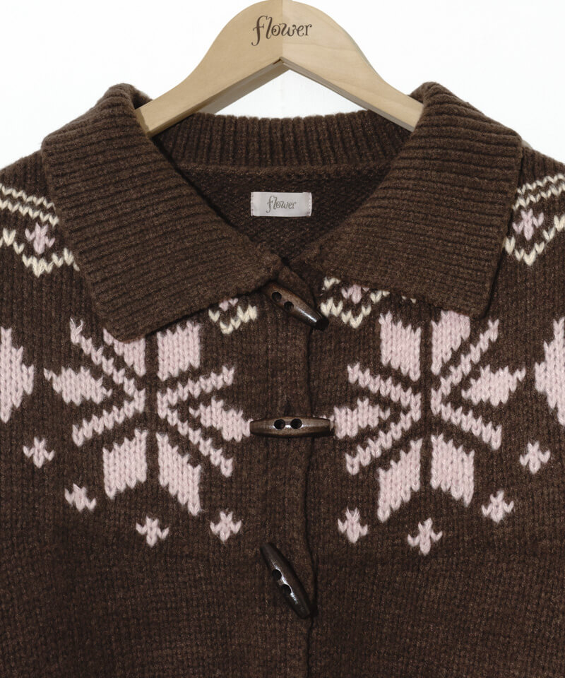 20%OFF】snowflake cardigan～ｽﾉｰﾌﾚｰｸｶｰﾃﾞｨｶﾞﾝ | flower／フラワー公式通販