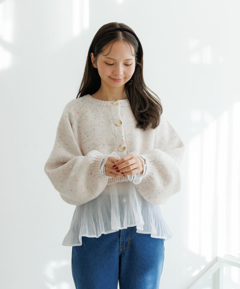 50%OFF】popping fancy knit～ﾎﾟｯﾋﾟﾝｸﾞﾌｧﾝｼｰﾆｯﾄ | flower／フラワー