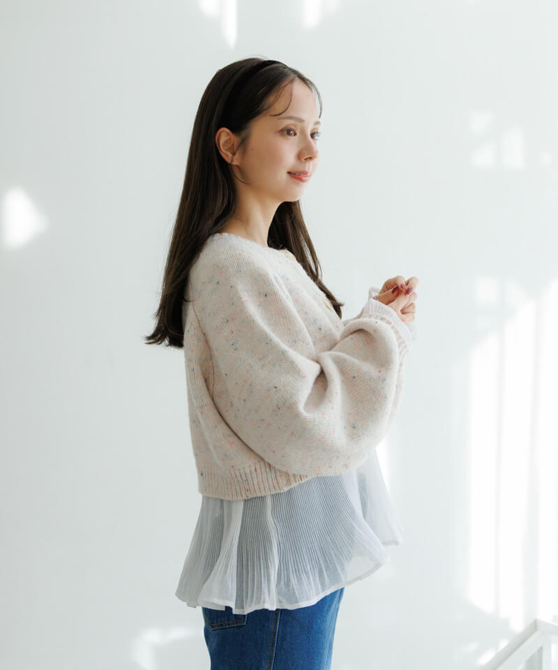 ✨ポッポタンス✨ 50%OFF】popping fancy knit～ﾎﾟｯﾋﾟﾝｸﾞﾌｧﾝｼｰﾆｯﾄ | flower／フラワー