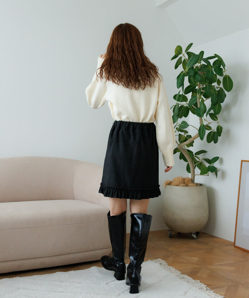 frill mini skirt～ﾌﾘﾙﾐﾆｽｶｰﾄ | flower／フラワー公式通販