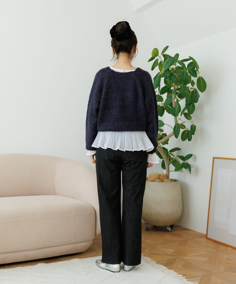 aurora knit top4～ｵｰﾛﾗﾆｯﾄﾄｯﾌﾟ4 | flower／フラワー公式通販