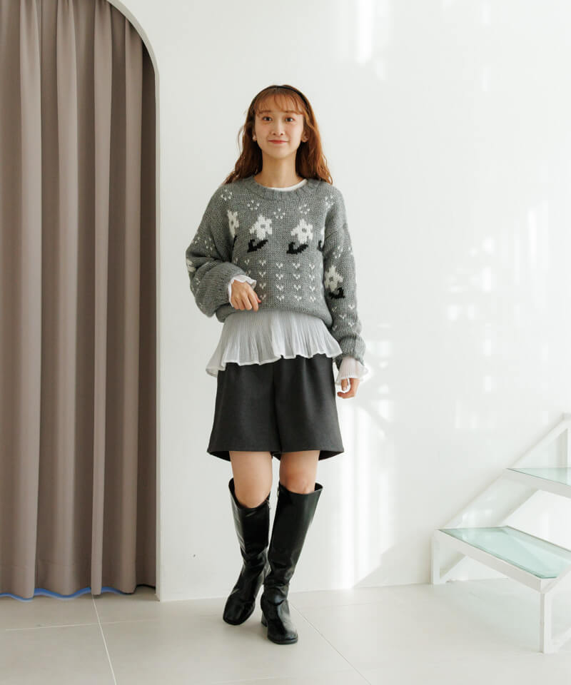 30%OFF】feminine half pants～ﾌｪﾐﾆﾝﾊｰﾌﾊﾟﾝﾂ | flower／フラワー公式通販