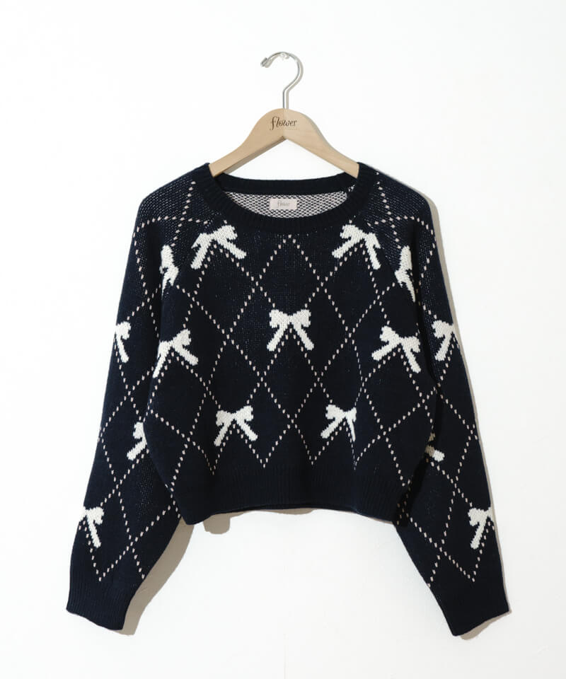 darling ribbon knit～ﾀﾞｰﾘﾝﾘﾎﾞﾝﾆｯﾄ | flower／フラワー公式通販