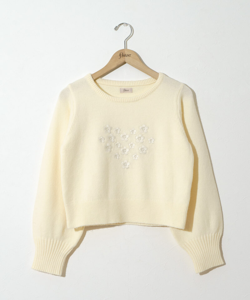 50%OFF】heart bouquet knit～ﾊｰﾄﾌﾞｰｹﾆｯﾄ | flower／フラワー公式通販