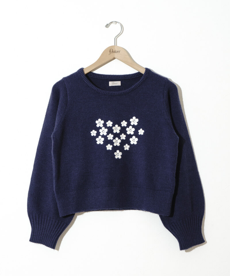 50%OFF】heart bouquet knit～ﾊｰﾄﾌﾞｰｹﾆｯﾄ | flower／フラワー公式通販