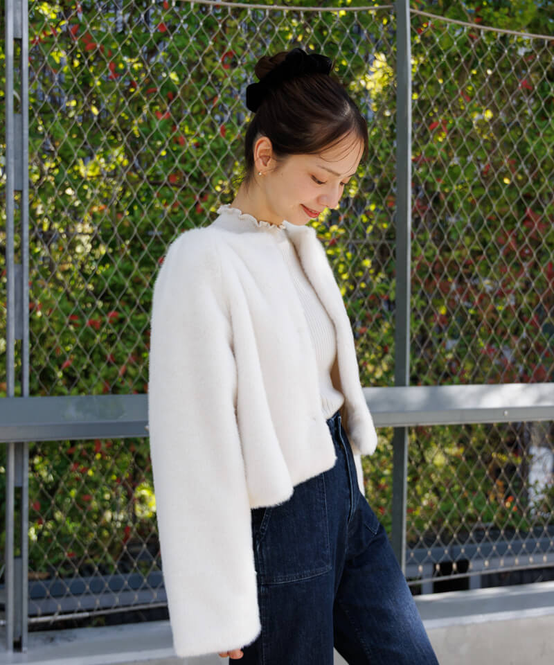 30%OFF】compact fur coat～ｺﾝﾊﾟｸﾄﾌｧｰｺｰﾄ | flower／フラワー公式通販