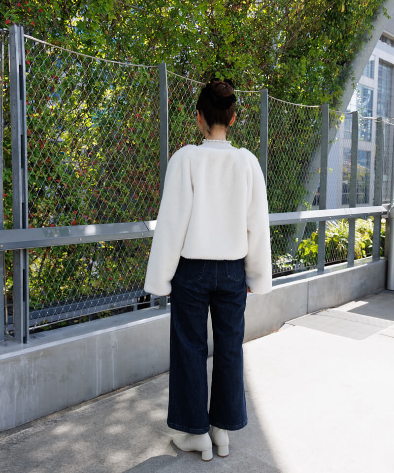 30%OFF】compact fur coat～ｺﾝﾊﾟｸﾄﾌｧｰｺｰﾄ | flower／フラワー公式通販