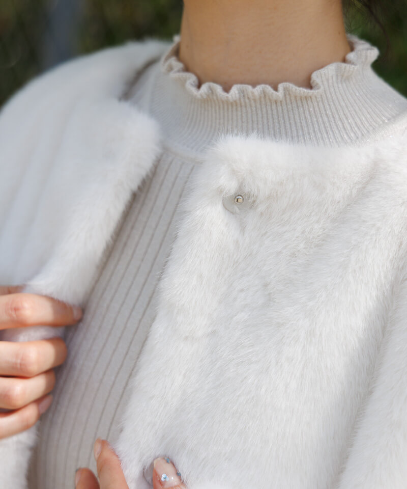 30%OFF】compact fur coat～ｺﾝﾊﾟｸﾄﾌｧｰｺｰﾄ | flower／フラワー公式通販