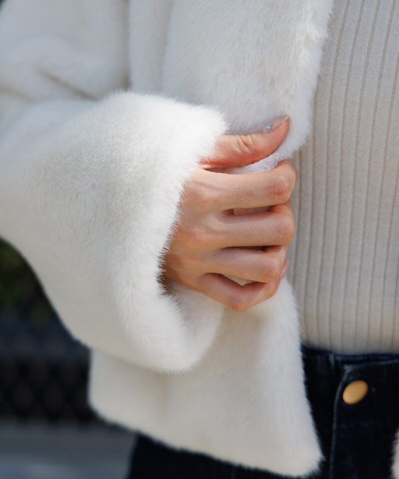 30%OFF】compact fur coat～ｺﾝﾊﾟｸﾄﾌｧｰｺｰﾄ | flower／フラワー公式通販