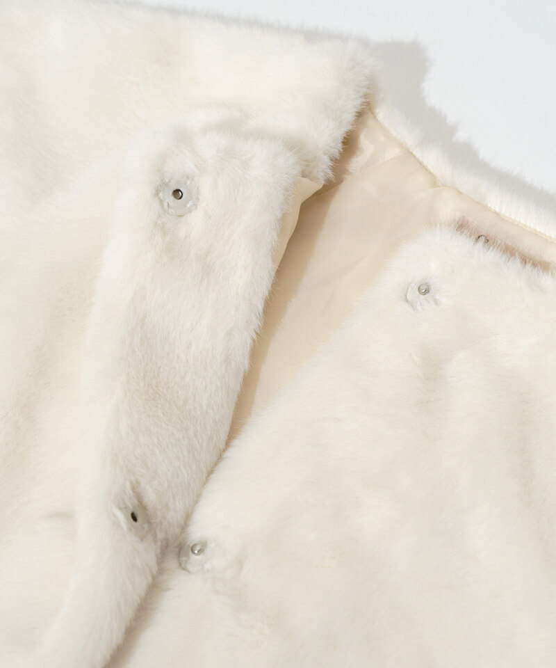 30%OFF】compact fur coat～ｺﾝﾊﾟｸﾄﾌｧｰｺｰﾄ | flower／フラワー公式通販