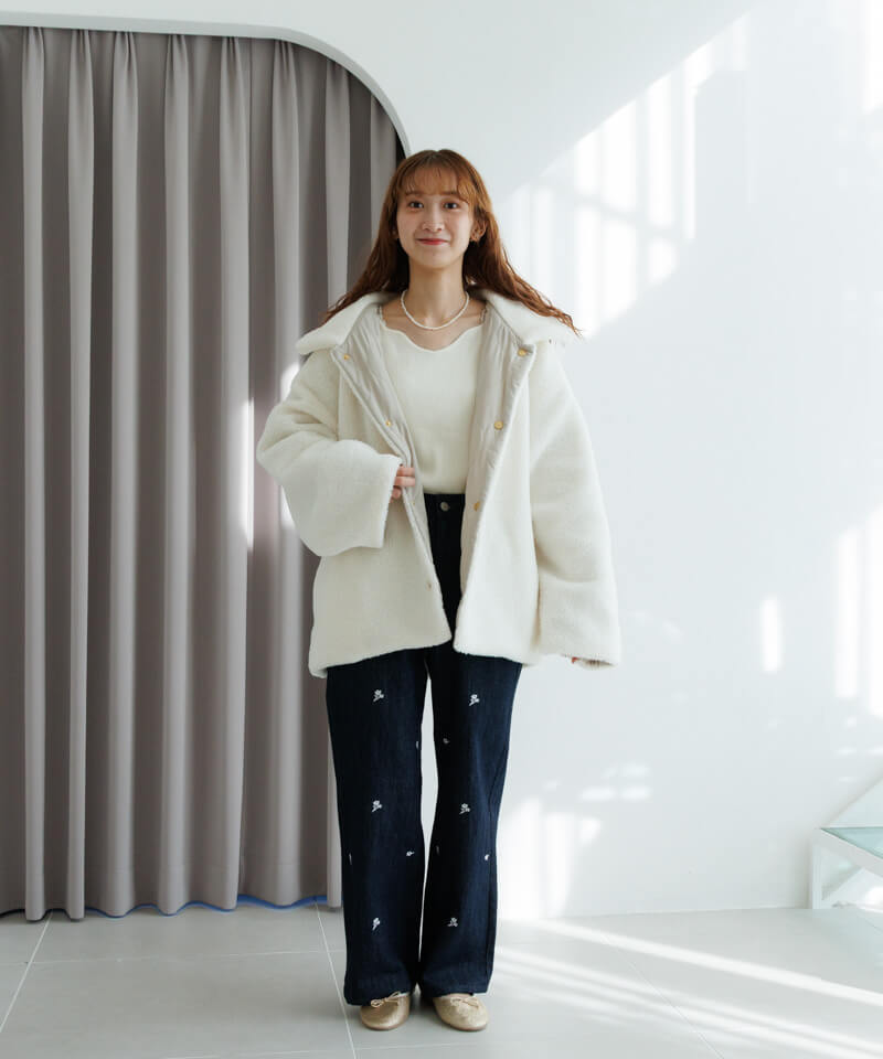 10%OFF】2way boa coat～ﾂｰｳｪｲﾎﾞｱｺｰﾄ | flower／フラワー公式通販