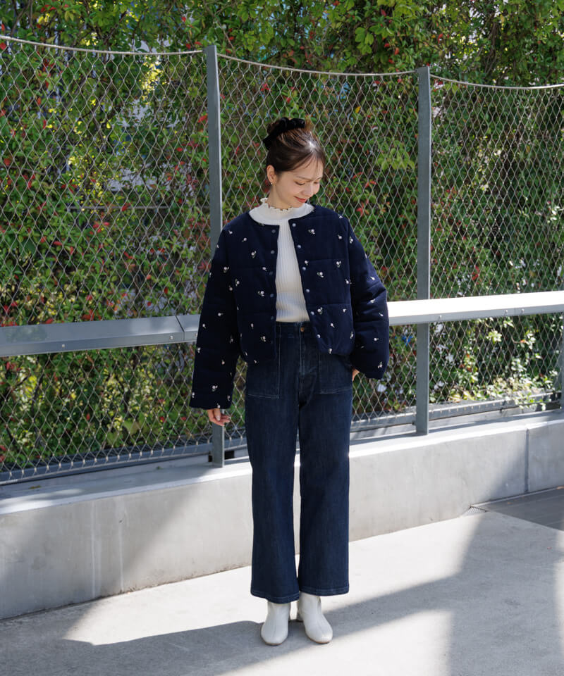 【新品未使用タグ付き】flower フォーリングフラワーコート 50%OFF】falling flower coat～ﾌｫｰﾘﾝｸﾞﾌﾗﾜｰｺｰﾄ | flower／フラワー公式通販