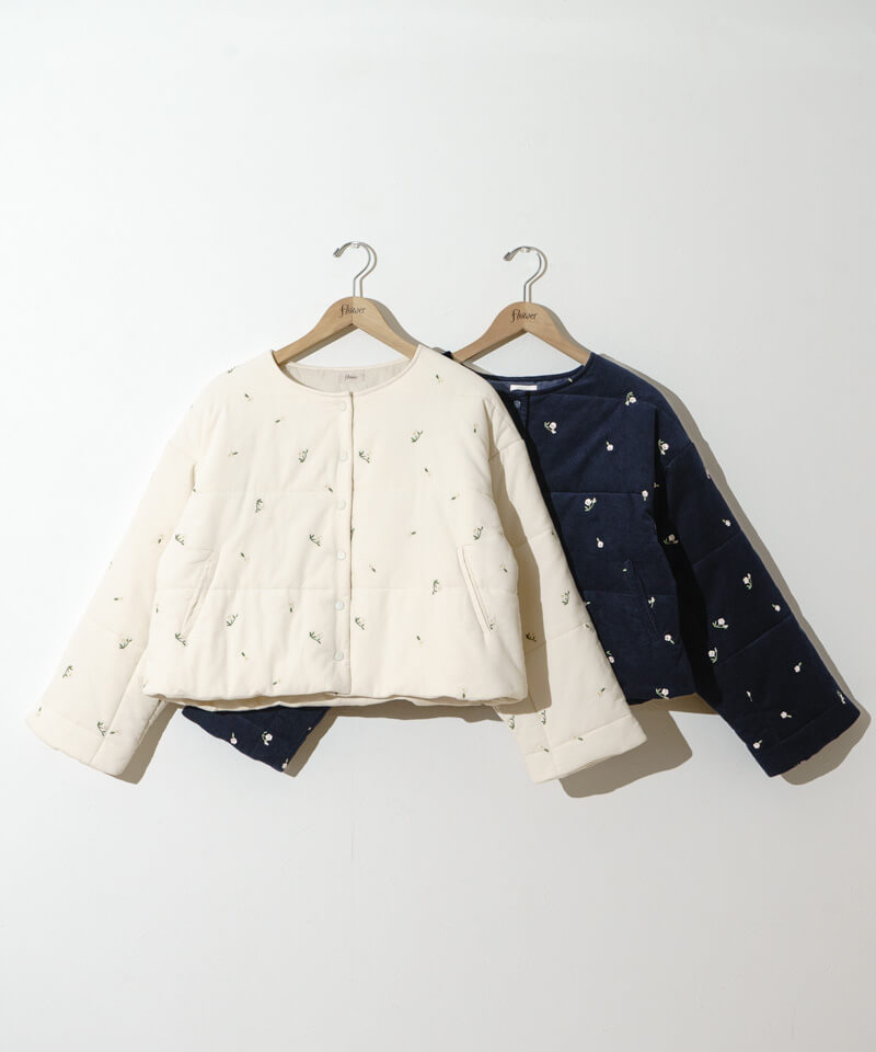 khadi＆co フラワープリントコート khadi＆co フラワープリントコート