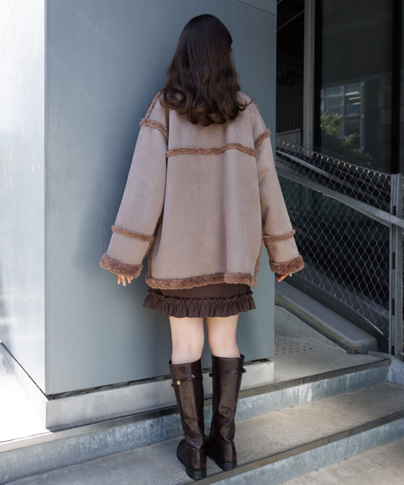 ダウニームートンコート　フラワー downy mouton coat～ﾀﾞｳﾆｰﾑｰﾄﾝｺｰﾄ | flower／フラワー公式通販