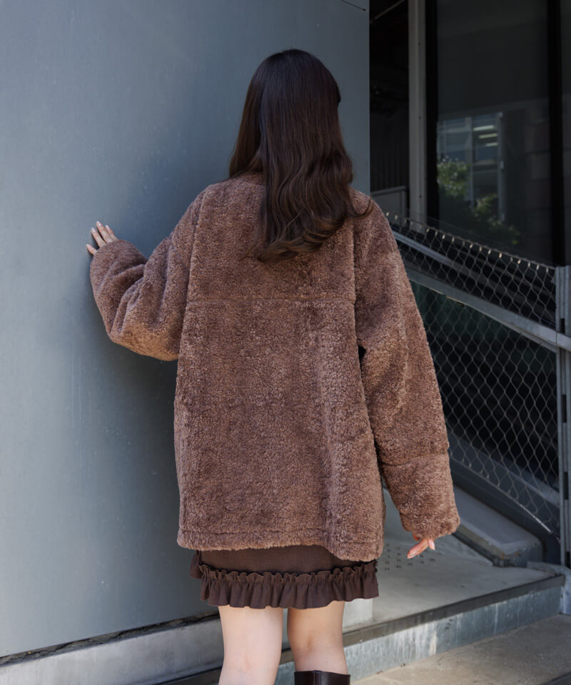 downy mouton coat～ﾀﾞｳﾆｰﾑｰﾄﾝｺｰﾄ | flower／フラワー公式通販